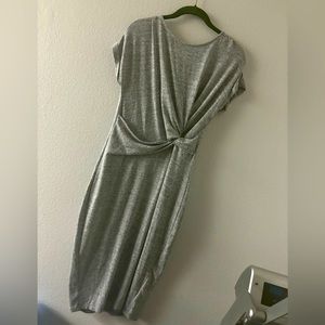 Grey knot twist Gap Dress